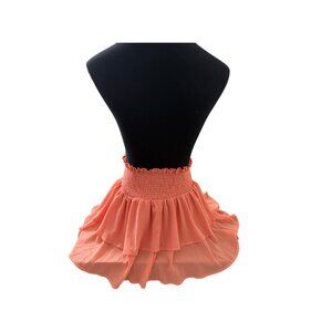 SHEIN pink layerd mini skirt